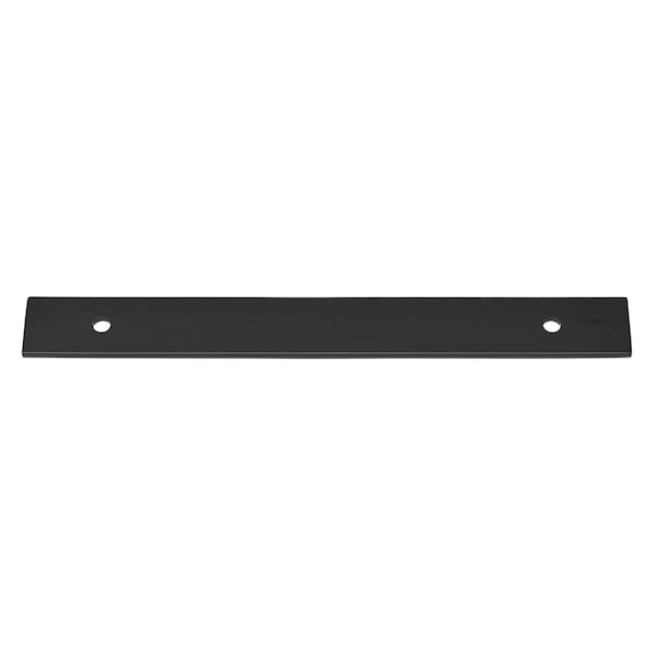 Gliderite Hardware 9 in. Matte Black Squared Back Plate 6-1/4 in. Center to Center - 9342-160-MB, 5PK 9342-160-MB-5 - main
